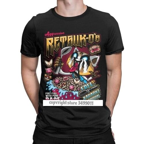 Death Metal Karaoke Kala Aggretsuko Aggressive Retsuko Mens T Shirts Casual Tshirts Camisas Tops T Shirt Birthday Gift Clothing