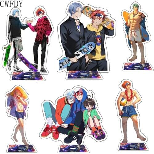 Anime SK8 The Infinity Acrylic Stand Figure Reki Kyan Langa Hasegawa Miya Cherry Blossom Joe Keychain Cosplay Anime Lovers Gifts