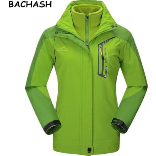 BACHASH 2pcs Jacket New Women Men Jacket Winter Coats For Women Down Parkas Thermal Windbreaker Jackets Outerwear Waterproof