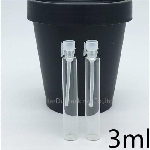 Free Shipping 3ml Small Glass Perfume Bottle, 3CC Mini Tester Glass Perfume Vials 3000pcs/Lot