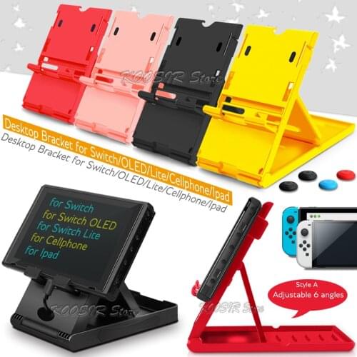 Nitendo Nintend Switch Accessories Console Storage Adjustable Portable Play Stand Nintendoswitch Lite Case Bracket Holder