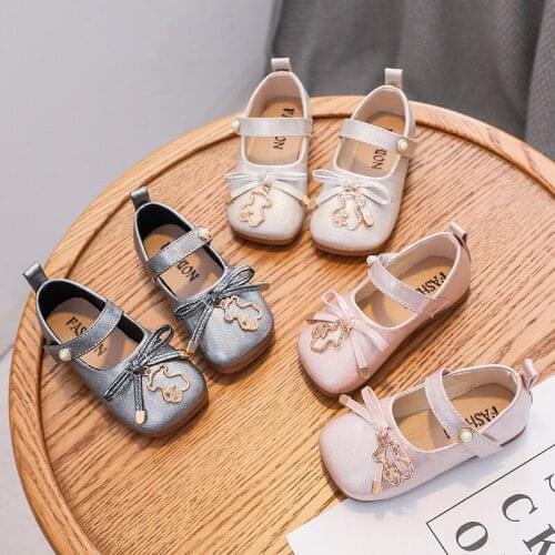 Childrens Shoes Childrens Princess Shoes Style Lovely Girl Shoes Korean-Style Baby Soft Bottom Girl Shoes Kid Shoes Children