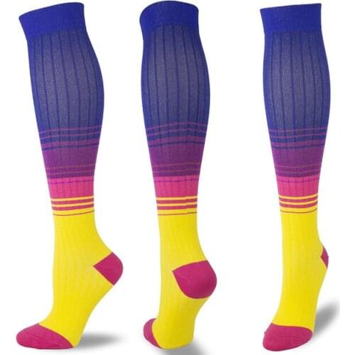 Running Compression Socks Sports Women Men Socks Medical Nursing Edema Varicose Veins For Travel Flight Over Knee High Stockings