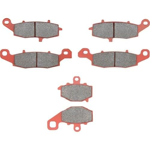 MEXITAL Motorbike Brake Pads Front Rear for Z750S 05-07 GPZ1100/GPX1100 (ZX1100 E/F) (95-98)/ZRX400 (ZR400E) (96) 229-231-192-2