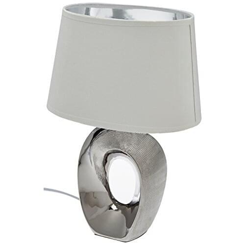 Reality Leuchten Taba on table, Silver