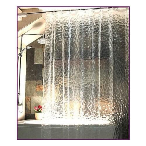 New Waterproof PEVA Solid Bath Curtain 3D Effect Water Cube Shower Curtains 1.8*1.8m Bathroom Accessories 72(W) x 72 (H) Inch