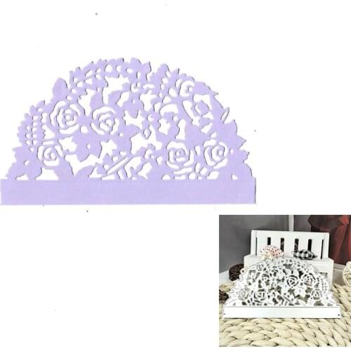 Suitable for creative paper cutting machine metal scrapbook mold creative DIY greeting card 3D Flower edge 2020 NEW