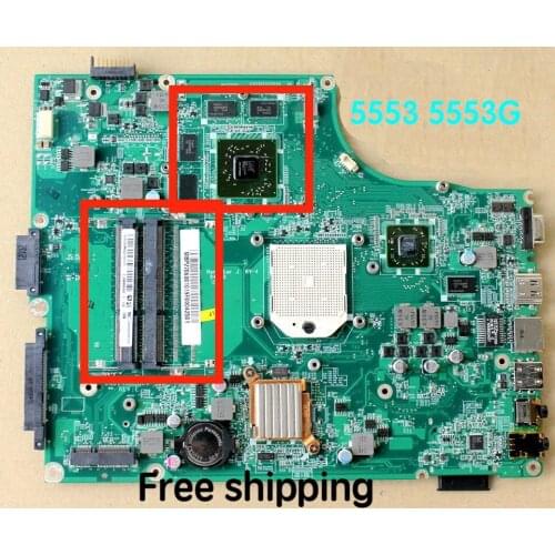 Suitable for Acer aspire 5553 5553G Laptop Motherboard DA0ZR8MB8E0 Mainboard 100% tested fully work