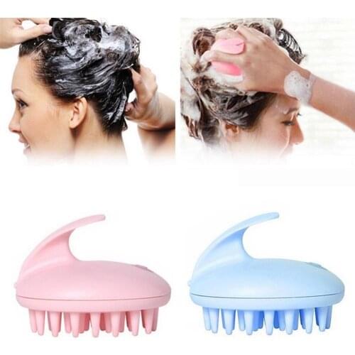 Silicone Head Body Massager Shampoo Scalp Massage Brush Hair Washing Comb Body Shower Brush Bath Spa Slimming Massage Brush