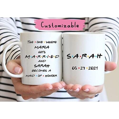 The One Where You're My Maid Of Honor, Bridesmaid Mug, The One Where Youre My Bridesmaid,ustomift Mug 11 Oz