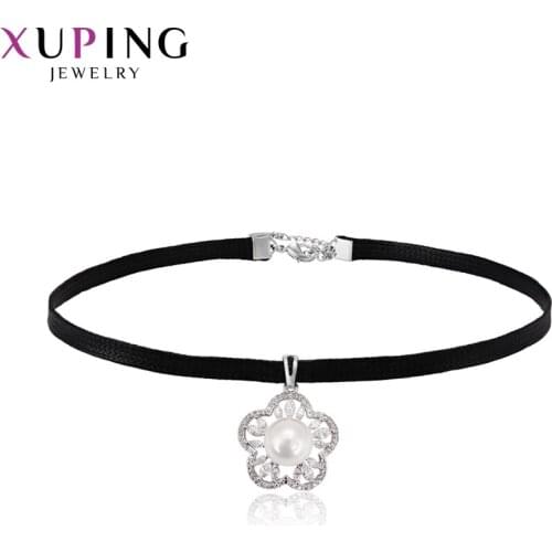Xuping Fashion Necklace Exquisite Choker Necklace for Women Charm Style Chain Jewelry Gifts for Thanksgiving 43683