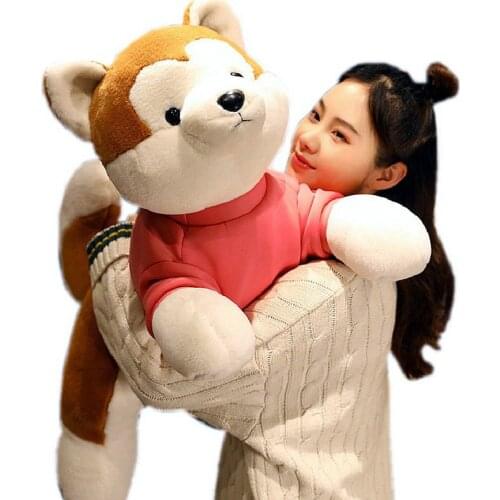 Super Cute Pink Ass Egg Corgis Dog Plush Toy Soft Stuffed Japan Figure Shiba Inu Welsh Pembroke Dogs plushies Hug Doll for Kids