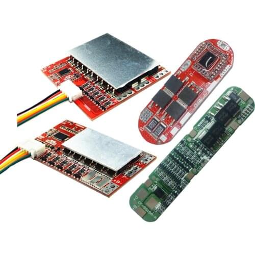 BMS 5S 12A 20A 50A 100A 21V 3.7V Lithium battery protection board/3.2V iron phosphate/LiFePO4 battery BMS board with Balance