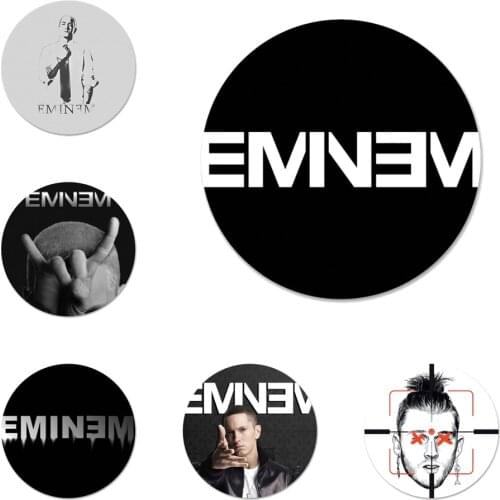 Hop Rapper Eminem rap Icons Pins Badge Decoration Brooches Metal Badges For Clothes Backpack Decoration