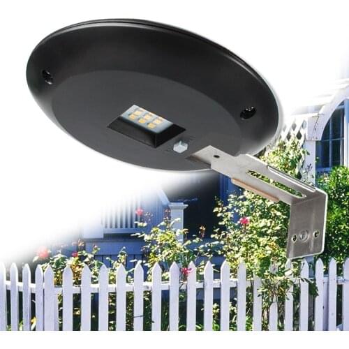 Sensing Auto On Waterproof Solar Lights Outdoor Wall Mounting Lamp for Patio Deck Yard Garden Dark