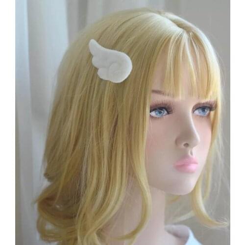 1 Pair Hair Clips Headwear Cute Angel Wings Hairpins Kids Cartoon Plush Hair Clips Children Hair Clip Pin Barrettes For Girls