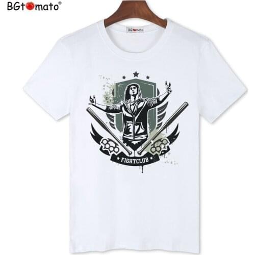 BGtomato personality design t shirt men Hot sale original summer shirt Cool fashion tshirt men new design t-shirt