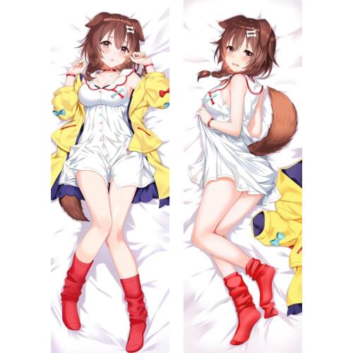 Dakimakura Anime Hololive Inugami Korone Hugging Body Pillow Case Cushion Cover Woman Man Gift Big Size