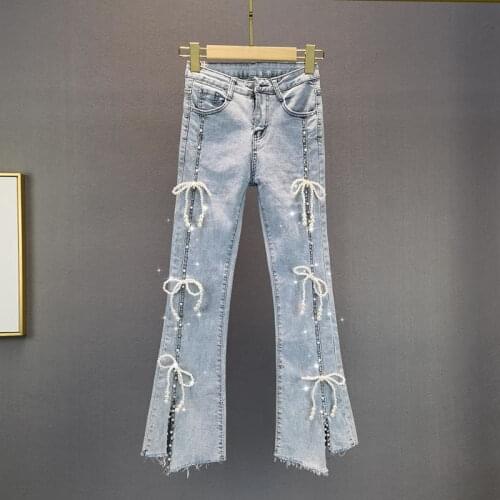 DANCING WINGS Womens Stretch Jeans
