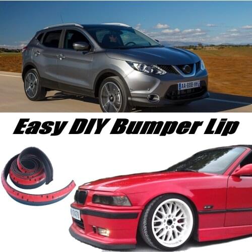Bumper Lip Deflector Lips For Nissan Qashqai / Dualis J10 J11 Front Spoiler Skirt For Car Tuning / Body Kit / Strip