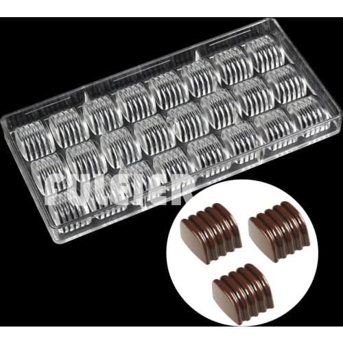 Traditional Shapes Polycarbonate Chocolate Mold For Cake Sweets Baking Candy Mould Confectionery Tool Bakeware Dish