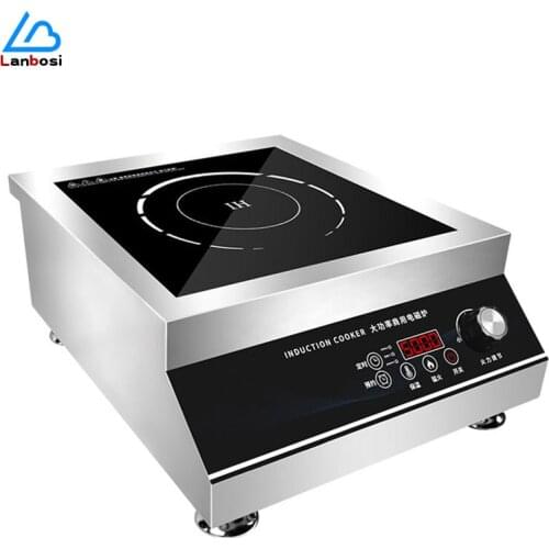 Commercial 5000W High-Power Induction Cooker Flat Braised Pork Concave Surface High-Power Stir-Fry Induction Cooker