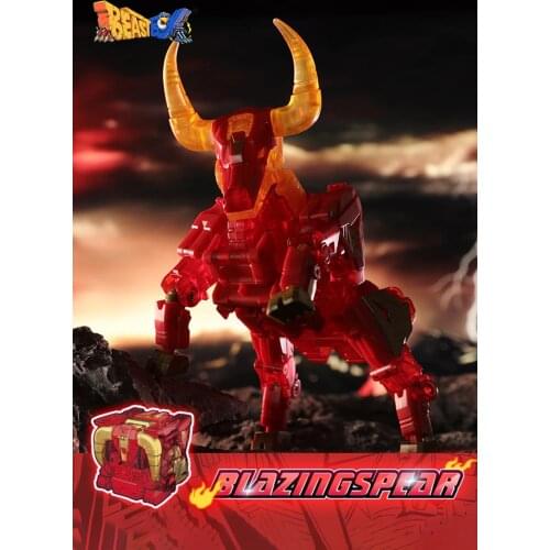 NEW 52TOYS Deformation Toy BB33 BB-33 Blazingspear Beast Box Series Mecha Model Figure Toys With Box