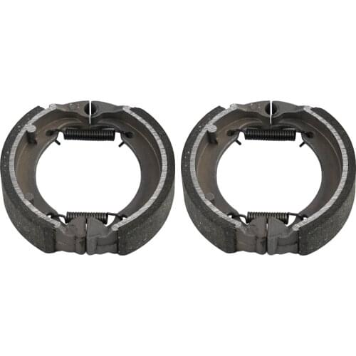 NICECNC Front & Rear Brake Shoes For Suzuki Quadsport 80 LT80 2x4 1987-2006 For FA50 SHUTTLE 1980-1991