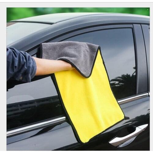 Car Wash Towels Microfiber Washing Drying Towel Strong Thick Plush Polyester Cleaning Cloth Car Detailing Wash Auto Accessories