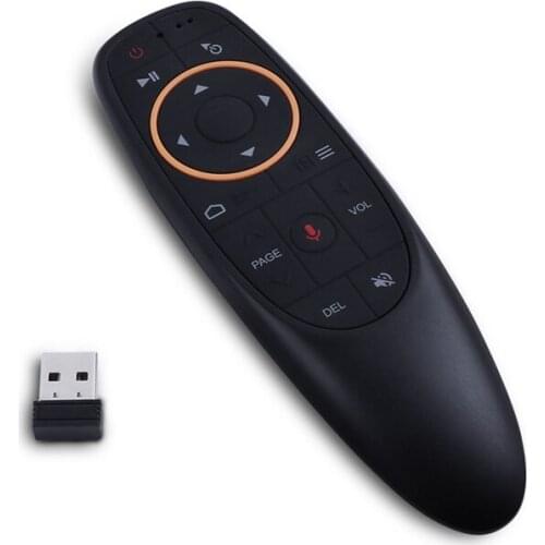 Air Mouse Usb Remote Control For Pc Receiver Gyro G10S Voice 2.4G for Android TV BOX Sensing Mini Wireless Smart Remote