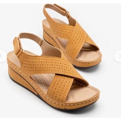 Women Sandals Fashion Ladies Wedge Summer Shoes For Women Platform Sandals Female Walking Beach Shoes Women Sandalias Mujer 43