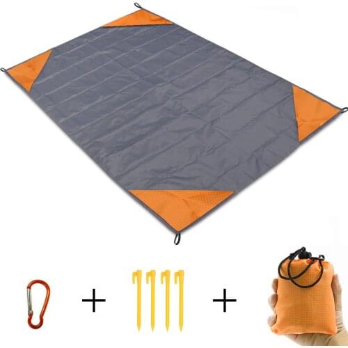 Camping Mat Waterproof Pocket Beach Blanket Portable Picnic Mat Mattress Outdoor Camping Picnic Travel Mat Sand Beach Mat