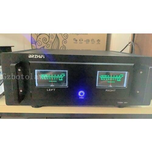 Accuphase circuit Hi-end Class A/AB 200W HiFi Pure Power Amplifier Stereo VU meter Audio amplifier