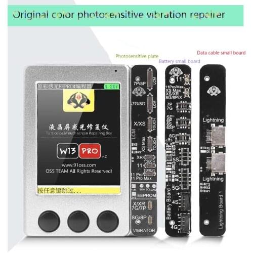 W13 Pro V2 For iPhone 11Pro max XR XS Max True Tone Light Sensor Repairing Chip Programmer Battery Data Headphone Repair Tester