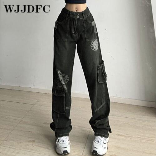 WJJDFC Women's Loose Jeans