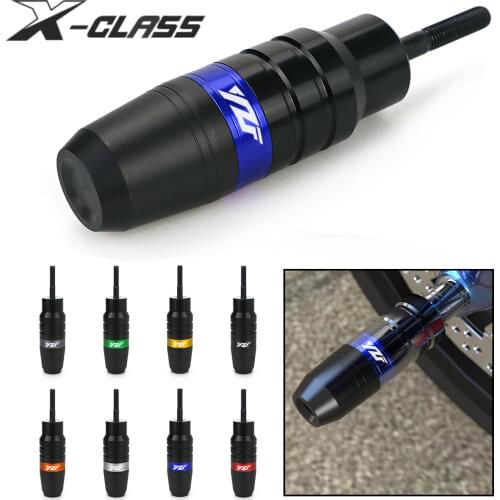 YZF Motorcycle Exhaust Crash Protector Frame Sliders Falling Guard CNC Aluminum Accessories for Yamaha YZF R1 R6 R3 R25 R15 V3