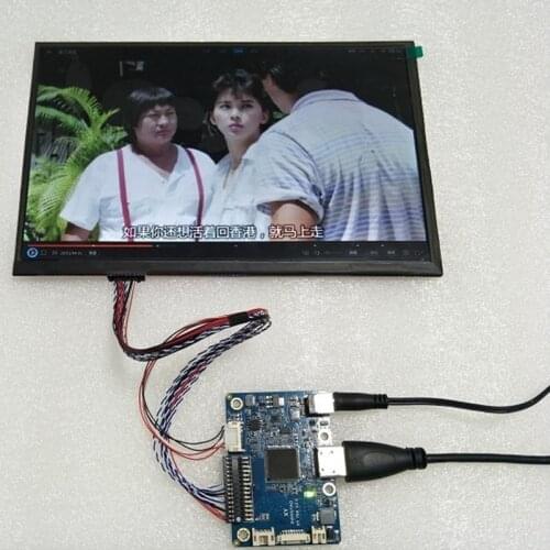 10.1 Inch LCD Phone Computer Second Display LVDS 1280X800 IPS TFT RGB Screen DC12V 60HZ HDMI-compatible HD DIY Portable Monitor
