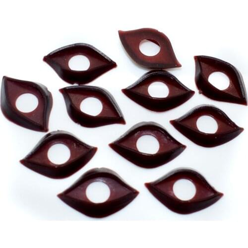 100pcs Brown Toy Double Eyelid Fit For 12MM toy eyes creative Diy dolls Amigurumi accessories