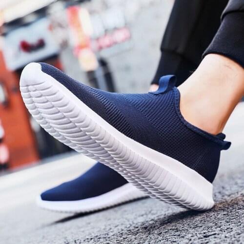 2019 Hot Sale Breathable Men Shoes Mesh (air Mesh) Sneakers Light Flats Mens Loafers Casual Slip on Male Chaussure Homme C1-37