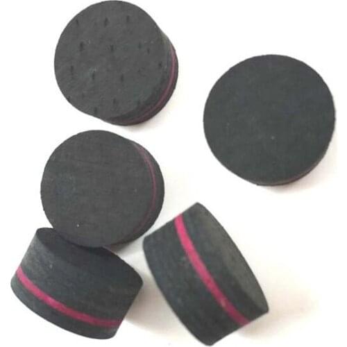 800pcs/lot 14mm Black with Purple Billiard pool cue tips SS/S/M/H 8layers pigskin cue tips Customized LOGO SS/S/M/H