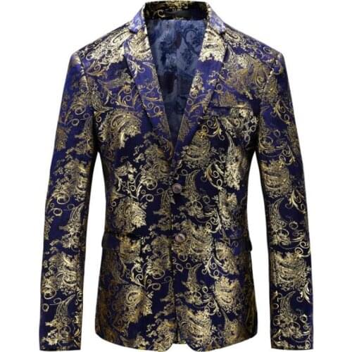 Blazers mens dress floral suit lapel slim dress chaquetas boda traje novio traje de boda hombre trajes hombre modernos fashion