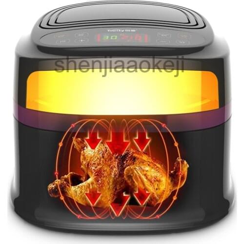 Intelligent Electric Fryer 8L Large Capacity Non-Oil Electric Deep Air Fryer Household Multifunctional Fries Machine 1200w 220v