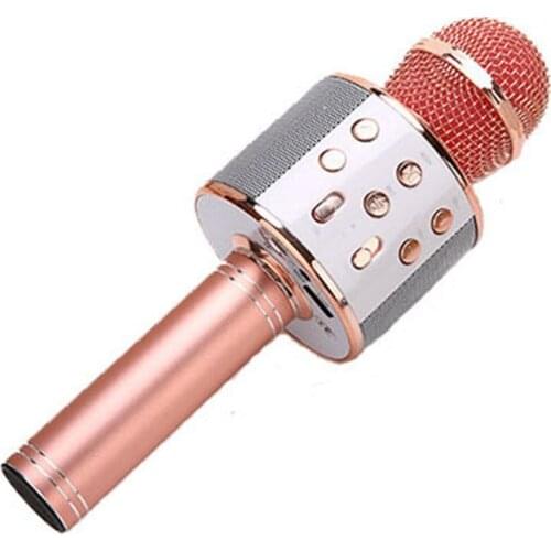 KTV Wireless Karaoke Handheld Microphone USB Player Mic Speaker Portable Christmas Birtay Home Party
