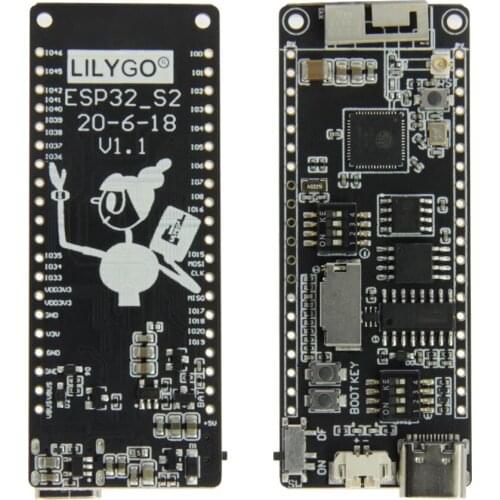 LILYGO® TTGO T8 ESP32-S2 V1.1 WIFI Wireless Module Type-c Connector TF Card Slot Development Board