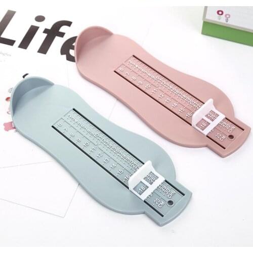 1pc 3 Colors Baby Grow Foot Ruler Kids Foot Length Measuring Child Shoes Calculator For Children Infant Shoes Fittings Gauge