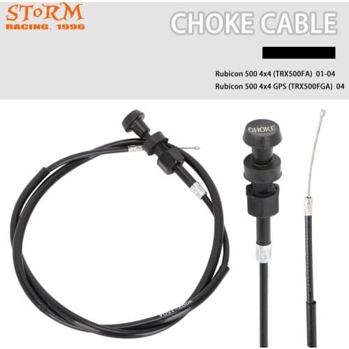 Motorcycle Metal Choke Cable Line Wire For Honda Rubicon 500 4x4 TRX500FA GPS TRX500FGA TRX 500FA 500FGA 2001-2004