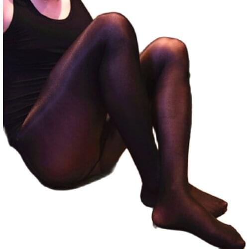 Man Fashion Oil Glossy Shiny Hip-lifting Breathable Shaping Sweat-absorbing Body Stocking Anti-friction Leggings Sexy Pantyhose