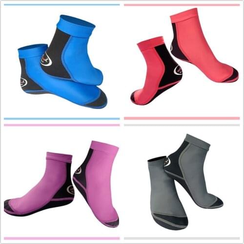 1.5mm Neoprene Fishing Diving Socks Boots Water Shoes Anti Slip Beach Warm Wetsuit Shoes Snorkel Surfing Swim Sock for Men Women