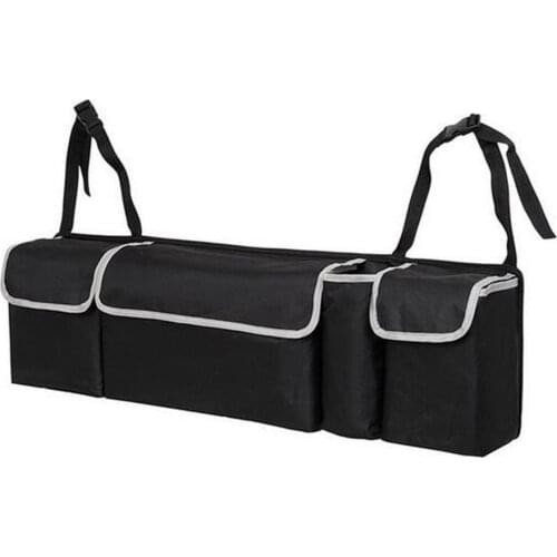 RV Camper Car Rear Seat Hanging Storage Bag High Capacity Pocket Waterproof Seat Back Organizer Bag For Van Lorry Truck Bus SUV