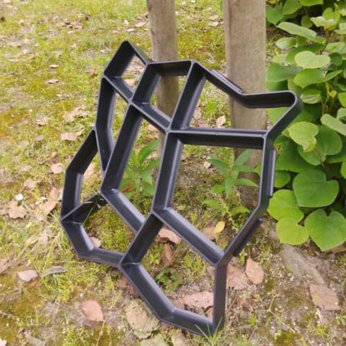 Reusable DIY Manually Paving Garden Walk Pavement Mold DIY Manually Paving Cement Brick Stone Road Concrete Molds Path Maker